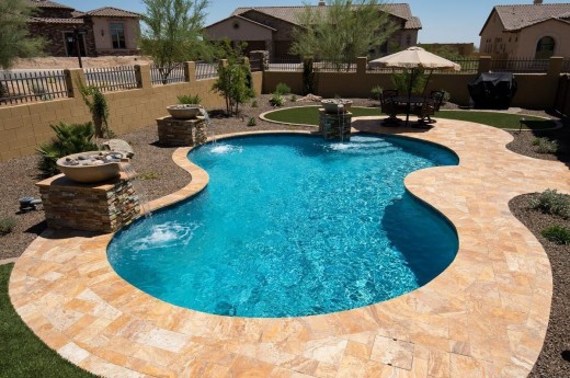 Stone Decking for Swimming Pools